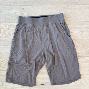 Tom Brady Under Armour Men's Athletic Gray Recover Shorts